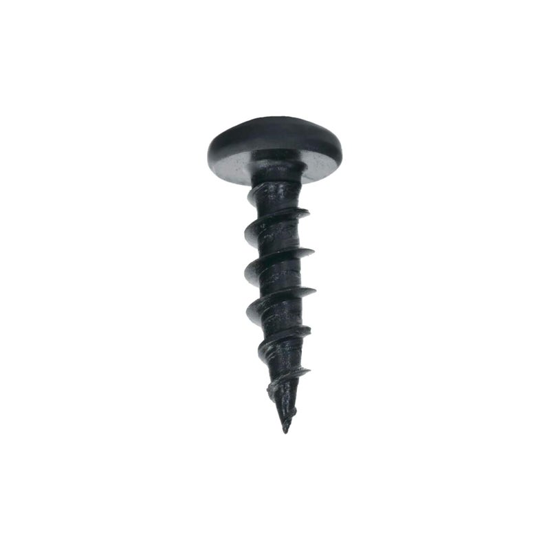 ROK 100 Pack Rok Hardware #10 x 3/4" Coarse Deep Thread Pan Head Screws Black Phosphate Wood MDF - Image 1